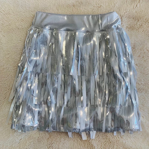 Faux daim Western Rodeo jupe enfant en bas âge enfants en cuir végétalien Boho frange jupes filles frange <span class=keywords><strong>Mini</strong></span> jupe - Product Image 5