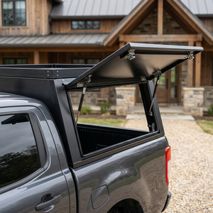 Cubierta de Caja de Camioneta de Aleación de Aluminio Manual para Nissan Navara PRO-4X <span class=keywords><strong>Warrior</strong></span> 2021+ con Cierre de Caja Trasera y Características Impermeables - Product Image 1