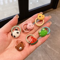 Ensemble de 50/100 bandeaux pour enfants, mignons, de couleur bonbon, petite taille, mini bandeaux pour le pouce, bandeaux de dessin animé mignons, accessoires pour cheveux