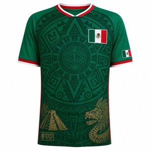 2026 2027 Ensemble d'uniformes personnalisés pour enfants des équipes nationales <span class=keywords><strong>du</strong></span> <span class=keywords><strong>monde</strong></span>, T-shirt d'entraînement rétro original <span class=keywords><strong>du</strong></span> Mexique, Maillot de football <span class=keywords><strong>du</strong></span> Mexique pour enfant - Product Image 2