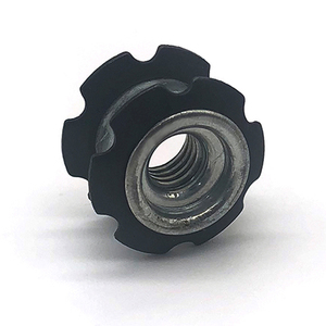 Vòng Đôi lớp kim loại chèn lỗ cắm thép đồ nội thất mùa xuân Threaded Ống chèn Nut hướng dương khóa Nut Sao NUT - Product Image 4