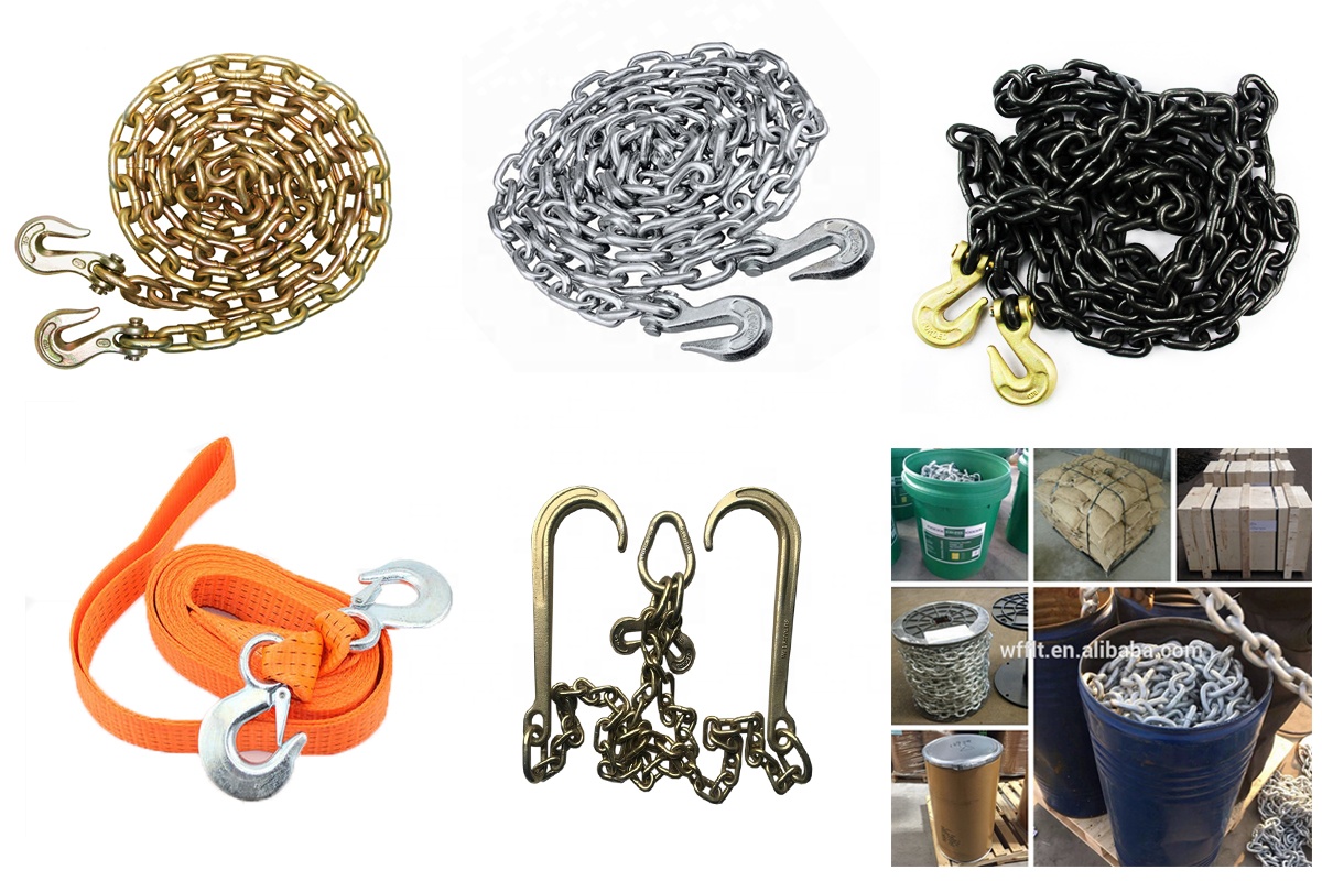 Оцинкованная металлическая якорная цепь 3 мм 4 мм 5 мм 6 мм 8 мм 10 мм для продажи