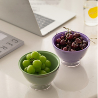 Dubbellaags verdikte cartoon schattige fruit- en groenten afgietbak keuken multifunctioneel huishoudelijk 13,5x9cm PP plastic wasbak