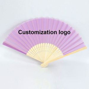 Abanico de Mano con Logotipo Personalizado, Estilo Japandi Elegante, Ecológico, Ideal para las Festividades de Año Nuevo y Año Nuevo Chino - Product Image 4