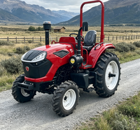 Tracteur agricole multifonctionnel robuste à pneus radiaux larges, 120 ch, 100 ch, 4x4, automatique, diesel, pour opérations sur le terrain