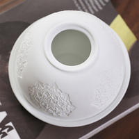 Table d'aromathérapie de haute qualité cadeau décoratif bougeoir photophore en porcelaine personnalisé pour la décoration intérieure