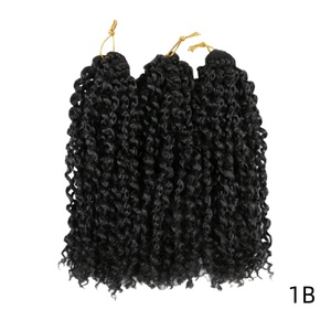 <span class=keywords><strong>Extension</strong></span> per capelli sintetici a treccia all'uncinetto Spring Twist da 10 pollici, effetto ombré, per acconciature <span class=keywords><strong>afro</strong></span> voluminose - Product Image 4