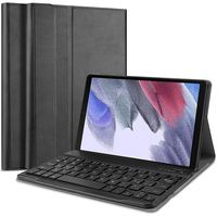 Casing Keyboard X517 untuk Samsung Galaxy Tab A7 Lite 8.7 2021 Tablet Keyboard Nirkabel Lepas Pasang Desain 3-in-1 Tempat Pensil Hadiah
