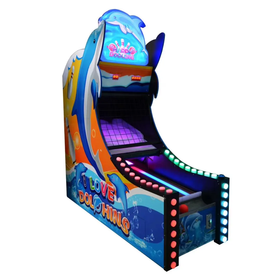 Hot Selling Indoor Sport Muntautomaat Amusement Gelukkig Bowling Loterij Arcade Games Machine Voor Verkoop