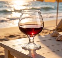 Ensemble personnalisé de verres à whisky à tige courte, verres de dégustation, verres à brandy, verres à vin à ventre bombé, verres à vin de style simple
