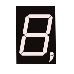 <strong>3</strong> Inch One Digit 7 <strong>Segment</strong> Display/ <strong>3</strong> Inch 7 <strong>Segment</strong>/ Super Red with Comma - Product Image 6
