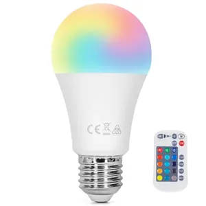 E27 A60 LED Bombilla 8W, RGB, สามารถ, หลากสี, eficiente, เหมาะสำหรับพารา ambientacin Y decoratory En hogares oficinas - Product Image 1