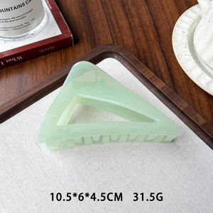 <span class=keywords><strong>Pince</strong></span> à cheveux grande taille en plastique style coréen 2026, creuse, triangulaire, <span class=keywords><strong>pour</strong></span> <span class=keywords><strong>chignon</strong></span> épais, accessoires capillaires <span class=keywords><strong>pour</strong></span> femmes - Product Image 5