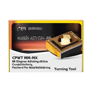 Inserto de torneado positivo CPMT MM-MX de 80 grados para mecanizado de metales - Product Image 2