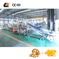 Machine à laver les pommes de terre en acier inoxydable, trancheuse industrielle de pommes de terre, machine à frire les frites, ligne de production de frites certifiée CE