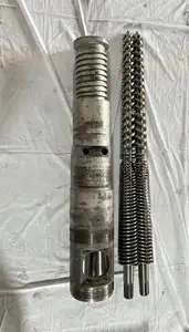 Macchinario di plastica automatico estrusore profilo tubo nitridato conico bivite barile con accessori
