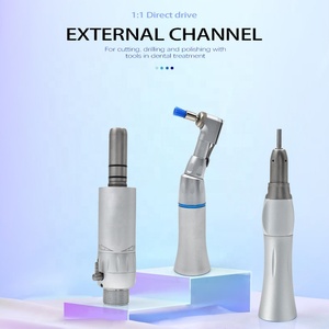 CE ha approvato il Kit Handpiece a bassa velocità di 3 rettilineo ad angolo contrale e motore ad aria a bassa velocità turbina Set fornitura acqua esterna 203C - Product Image 4