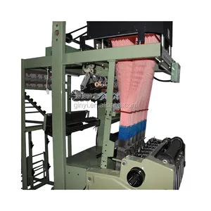 GINYI en iyi fiyat 6 bant jakarlı dokuma makinesi elastik dokuma bant kayışı elektronik jakar eki elastik dokuma makinesi