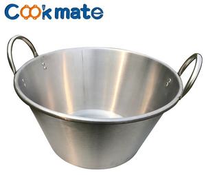 Cazo de Acero Inoxidable Grande de 16 Pulgadas, Resistente, para <span class=keywords><strong>Carnitas</strong></span> y Freír - Product Image 2