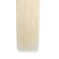 Set di Extension per Capelli Umani con Nastro Biadesivo di Qualità Professionale per Donne, Aspetto Naturale e Morbido