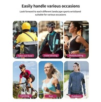 360 °   Support de téléphone rotatif pour bracelet de vélo, support de brassard pour smartphone, course à pied, randonnée, diffusion en direct, sports, compatible avec les téléphones