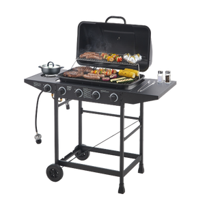 USA Warehouse 2026 Hot Sale Summer 4+1 <b>BBQ</b> Home Barbecue Cooking Temperature-controlled Baking Outdoor Freshly Baked - Product Image 1