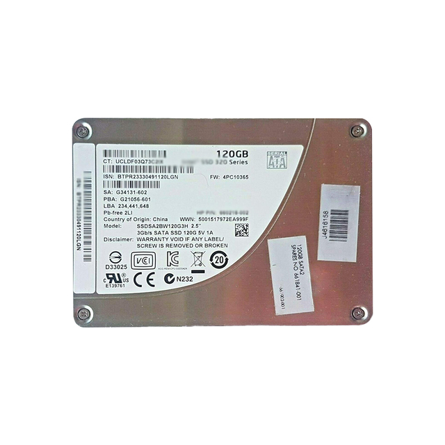 SSDSA2BW120G3H 120GB 2.5 Inch SATA SSD SSDSA2BW120G3H Internal Solid State Drive Laptop Storage Wholesale Supplier