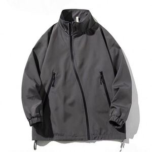 Men's Trendy Brand Hooded Windbreaker, Suitable for Casual, Work, and Sports in Spring and Autumn - Product Image 5
