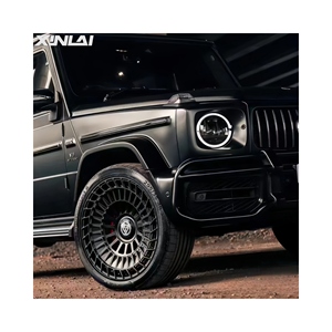 XINL Roues forgées concaves noires de haute qualité personnalisées 22 23 pouces Jantes de voiture pour <span class=keywords><strong>Mercedes</strong></span>-Benz G63 - Product Image 1