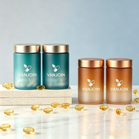 Bocaux en verre personnalisables 150ml 180ml 200ml 250ml avec couvercle CR pour compléments alimentaires, bonbons gélifiés, vitamines et poudres protéinées – Emballage fantaisie