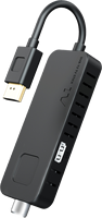 Decodificador de TV Gx6702s5 DVB-T2 Gratuito, Mini Decodificador DVB-C con Función de Memoria USB, Stick de TV DVB-T2 para Italia, Polonia, Francia, Alemania, Grecia