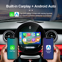 Navihua Nouvelle mise à niveau Écran sans fil CarPlay Android Auto 11,7 pouces Lecteur DVD de voiture pour BMW MINI R56 R60 2007-2011