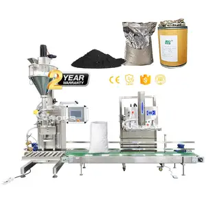 High Accuracy Seasoning Vertical Bagging Machine Vacuum Big Bag Filling Sealing Stitching Machine With Fill By Weight System