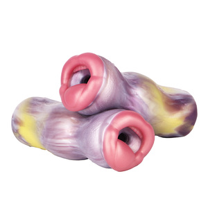 Masturbador Masculino YOCY de Silicona Suave con <span class=keywords><strong>Labios</strong></span> y Lengua <span class=keywords><strong>Grandes</strong></span>, Copa Masturbadora con Vagina de Bolsillo, Juguetes Sexuales Orales para Hombres Mayores de 18 Años - Product Image 6
