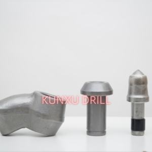 หัวเจาะปลอมสำหรับเครื่องเจาะหินเครื่องมือหัวกระสุนสำหรับการทำเหมืองถ่านหินชิ้นส่วนดอกสว่านแบบหมุนที่สำคัญ - Product Image 2