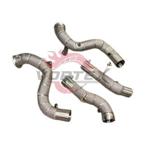 ท่อลงแคทแบบไหลสูง Vortex 304 สำหรับ Mercedes-Benz GLE63S W167 4.0T V8 ปี 2020–2025 พร้อมแผ่นกันความร้อน ไม่แสดงไฟเตือน Check Engine - Product Image 4
