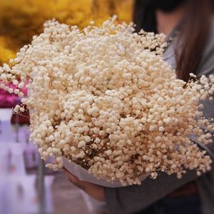 ช่อดอกยิปโซฟิลลาแห้งสีเหลือง ขายส่งสำหรับวันวาเลนไทน์ - Product Image 3