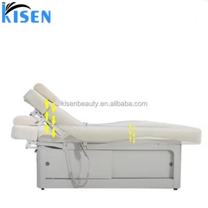 Kisen High-quality Luxury Spa <b>Bed</b> Electric Adjustment Multi Purpose Beauty Massage <b>Bed</b> for SPA Shop <b>Lash</b> Chair - Product Image 4