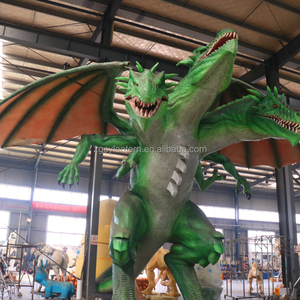Ngoài Trời Tùy Chỉnh Hoạt Động Cử Động Lớn Ba Đầu Rồng Top-notch Thủ Công Lý Tưởng Cho Vui Chơi Giải Trí Công Viên - Product Image 2