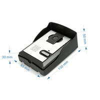 Sonnette d'interphone vidéo filaire avec vision nocturne Home Villa Office Access Control System Touch Button Type Door Phones