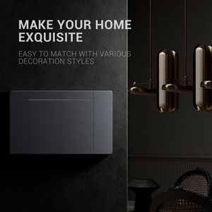 阻燃面板家用灯开关250V 10A中的<span class=keywords><strong>2</strong></span>组1路<span class=keywords><strong>2</strong></span>路南美标准按钮墙壁开关 - Product Image 5