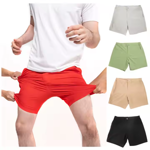 Op Maat Gemaakte Logo Heren Zomer Effen Kleur Strandkleding Korte Broek Heren Zwembroek Boxershort Voor Heren - Product Image 3