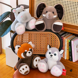 Gran oferta Big Foot Animal peluche elefante Lobo vaca <span class=keywords><strong>bosque</strong></span> Animal relleno juguetes <span class=keywords><strong>de</strong></span> peluche para niños regalo con el mejor precio - Product Image 3