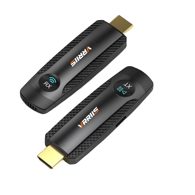 100M Range Ultra-low Latency0.05S HDMI Wireless Video Transmitter and Receiver for Meeting Projector Cameras It PassThrough Wall