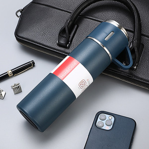 <b>Christmas</b> <b>Gift</b> 3pcs Outdoor Travel Coffee Tea Vacuum Flask Stainless Steel Water Bottle <b>Gift</b> Set With 2 Cup - Product Image 5
