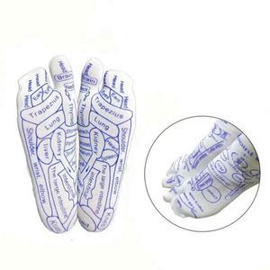 Chaussettes de réflexologie par acupression légères, massage des pieds fatigués, polyester respirant écologique, quatre saisons, randonnée, trekking - Product Image 1