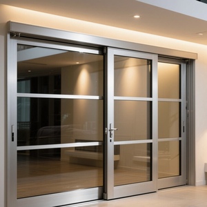 <span class=keywords><strong>Porte</strong></span> coulissante <span class=keywords><strong>de</strong></span> sécurité intérieure au design moderne <span class=keywords><strong>pour</strong></span> salon, système <span class=keywords><strong>de</strong></span> <span class=keywords><strong>porte</strong></span> coulissante en alliage <span class=keywords><strong>d</strong></span>'aluminium GWT-118 <span class=keywords><strong>pour</strong></span> patio - Product Image 1