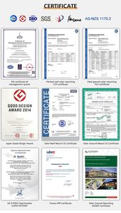 Support de montage <span class=keywords><strong>solaire</strong></span> en aluminium en gros, structure de <span class=keywords><strong>fixation</strong></span> pénétrante pour toit en tuiles, toit trapézoïdal |   <span class=keywords><strong>Panneau</strong></span> d'art - Product Image 4