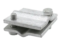 Plaque de montage robuste en aluminium, accessoire d'alimentation pour suspension de fibre optique, quincaillerie d'ancrage