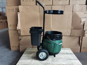 Carritos de Jardinería y Camping con Ruedas, con 2 Cubos y Bolsa Organizadora de Herramientas - Product Image 5